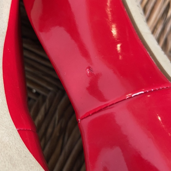 New Ellen Tracy red heels shoes Cody size 6 6M 🌵 - Picture 7 of 8